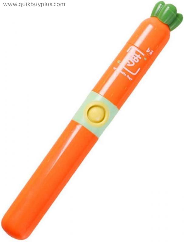 Electric Toothbrush Children's Electric Toothbrush Waterproof Soft Hair Whitening Toothbrush Need One AAA Battery(without Battery) Rotating (Color : Orange)