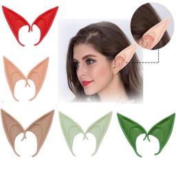 Elf Ears Halloween Decoration Anime Fairy Cosplay Accessories False Angel Elven Ears Props Costumes Vampire Hook Christmas Decor
