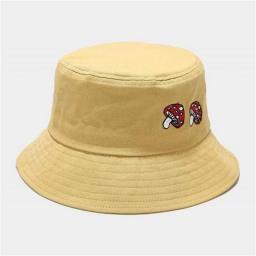 Embroidered Foldable panama Bucket Hat Beach Sun Hat Street Headwear Fisherman Outdoor Cap Men and Woman Hat