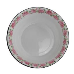 Enamel basin fashioned nostalgic enamel bowl household thickened vegetable basin soup bowl washbasin washing basin