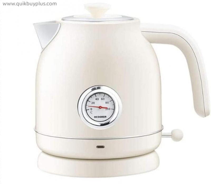 FSYSM Electric Kettle Boiling Tea Pot Coffee Heater Temperature Control Meter Stainless Steel Quick Heating Hot Water Boiler (Color : B)