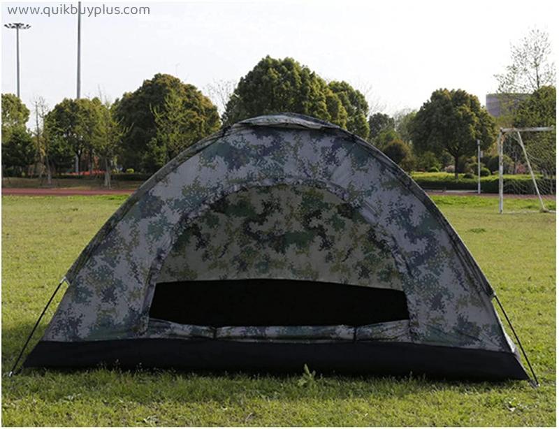 FXLYMR Outdoor Outing Outdoor Automatic Tent, Manual Single-Person Digital Camouflage Beach Camping Camping Tent
