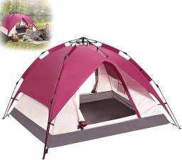 FXLYMR Tent Outdoor Camping Outing 3-4 Person Camping Tent,Outdoor Portable Foldable Camping Thickening Automatic Pop-Up Outdoor Camping Windproof and Rainproof