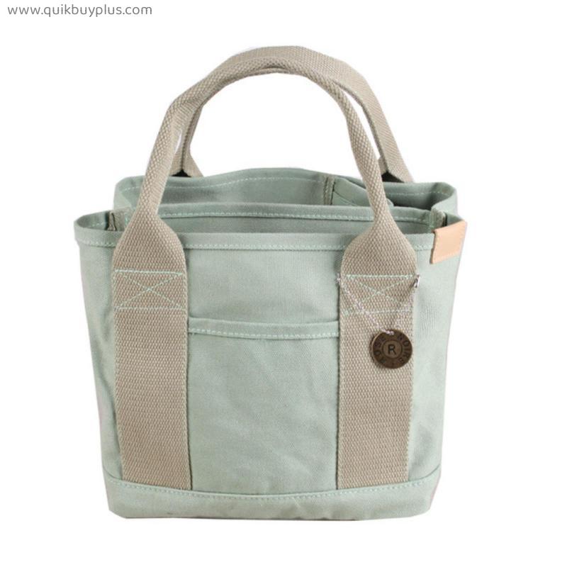 Fashion Canvas Bag Lunch Bag Tote Bag Women Shopping Bag Purse Tote Bag Portable Casual Bag