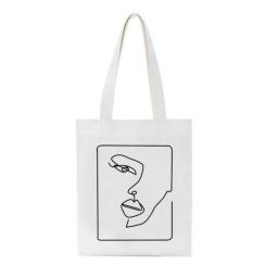 Fashion Print Large Capacity Canvas Bag Summer Women's Shoulder Bag Handbag Shopping Tote Bag