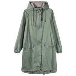 Fashion Women Raincoat Thickened Waterproof Rain Poncho Coat  Camping Hoodie Rainwear