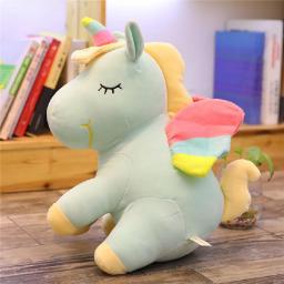 Fashion new cute plush toy soft unicorn Pegasus doll pillow plush stuffing handmade handmade custom toy doll children gift decor