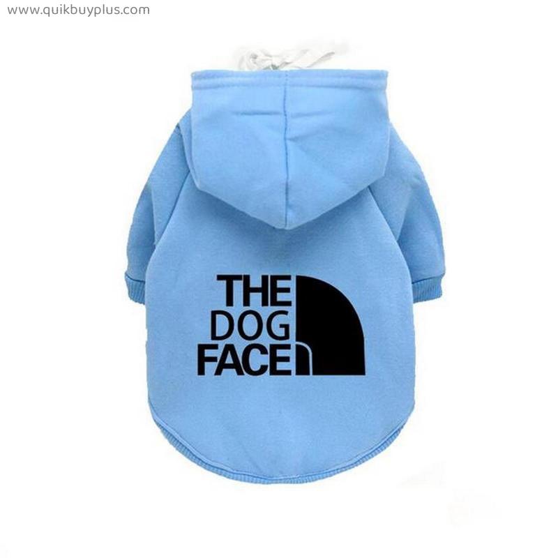 Fashion pet dog hoodies Letter design dogs clothes coats for Small  Medium Large dogs pullover French Bulldog Clothing Cotton