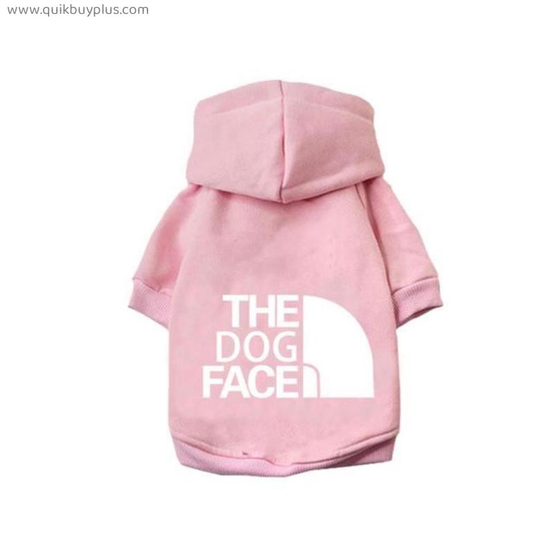 Fashion pet dogs clothes Autumn Winter dogs hoodies Fleece Warm cotton French Bulldog For Small Medium Large Dog Clothing Jacket