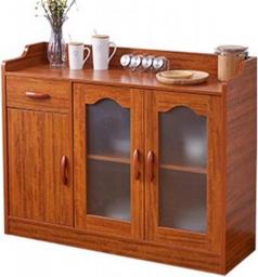 Feixunfan Sideboard Sideboard Cabinet Storage Cabinet Tea Cabinet Modern Simple Living Room Kitchen Sideboard For Living Room Hallway (Color : Brown, Size : 85x40x90cm)