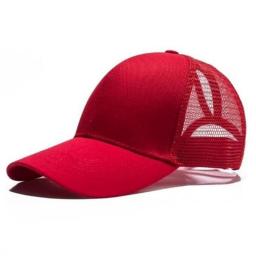 Female Adjustable Hip Hop Hats 2020 Ponytail Baseball Cap Women Snapback Hat Mesh Caps Summer Breathable Mesh Sun Hat For Ladies