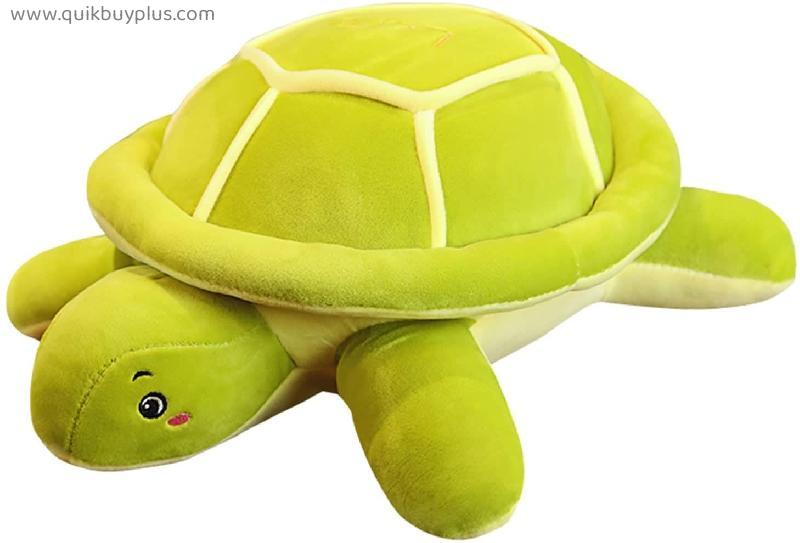 Fluffy Cute Tortoise Plush Toy 85cm Big Size Tortoise Pillow Cushion Kids Toys Stuffed Animal Soft Doll Birthday Gift for Child (Color : Green, Size : 40cm)
