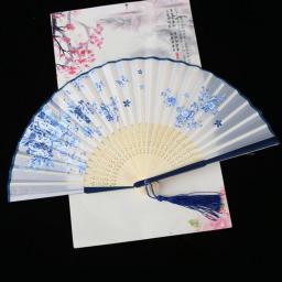 Foldable Hand Fan Chinese Style Wedding Fan Dancing Fans Custom Portable Fans Bamboo Japanese Bridal Wedding Invite Gift
