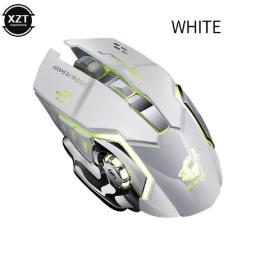 Free Wolf X8 Wireless Mouse Charging Gaming Mouse Mute Backlit  Mechanical Ergonomic Optical Computer Accessories for Pc Laptop