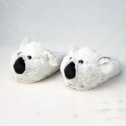 Free ShippingChildren Indoor Slippers Special Koala Custom Warm Winter Lovers Home Slippers Thick Soft Bottom Shoes Timber Floor