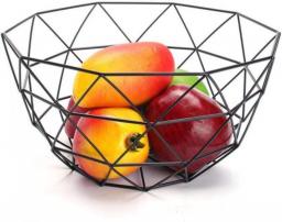 Fruit Basket Wire Decorated Metal Storage Basket Bowl Fruit Rack Vegetable Table Dining Decoration