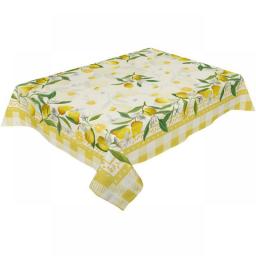 Fruit Lemon Tablecloths Waterproof Kitchen Dining Coffee Table for Living Room Home Decor Table Covers