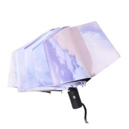 Fully Automatic Sunny Umbrella Female Folding Large Men Retro Sunshade Sun Umbrella Sunscreen And UV Protection