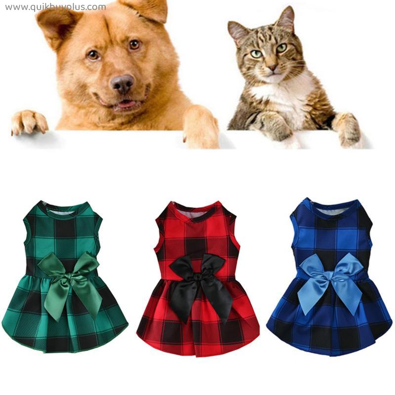 Funny Pet Cat Dresses for Small Dog Clothing Cosplay Cat Costume Christmas Dress Up Skirt Dog Dress Puppy
