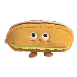 Funny Bread Cute Pencil Case Pencil Bag School Stationery Bag Children Pen Case Prizes Gifts Student Pencil Cases