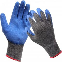 GUOJINE Industrial Gloves，Knit Wrist For Precision, For Men And Women Gardening, DIY, (blue10 Pairs)