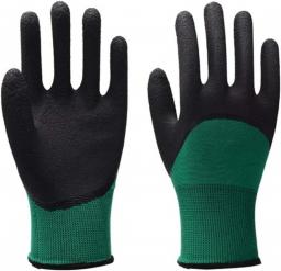 GUOJINE Industrial Gloves，Multipurpose Perfect Fit For For Men And Women Gardening, DIY, Work Gloves (green，12 Pairs Per Pack)