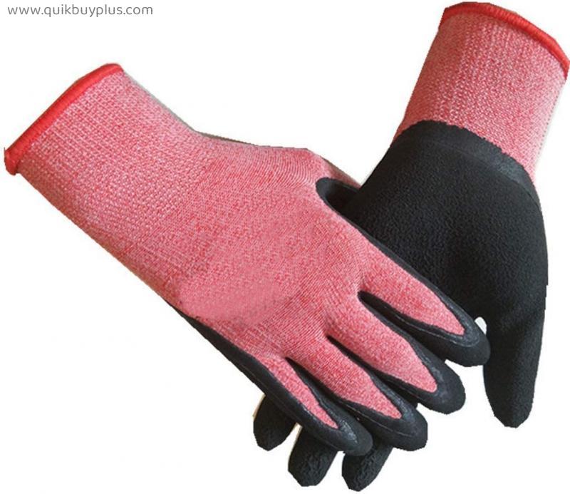 GUOJINE Work Gloves 12 Pairs Per Pack，Slip Resistant All Purpose Industrial Gloves