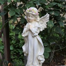 Garden Figurines decoration statue Outdoor Home Small Angel Fairy Sculpture Resin Ornaments Courtyard Desktop Figurines
