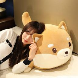 Giant Cute Corgi Dog Plush Pillows Stuffed Soft Down Cotton Animal Kids Toys Kawaii Shiba Inu Dolls for Children Birthday Gift