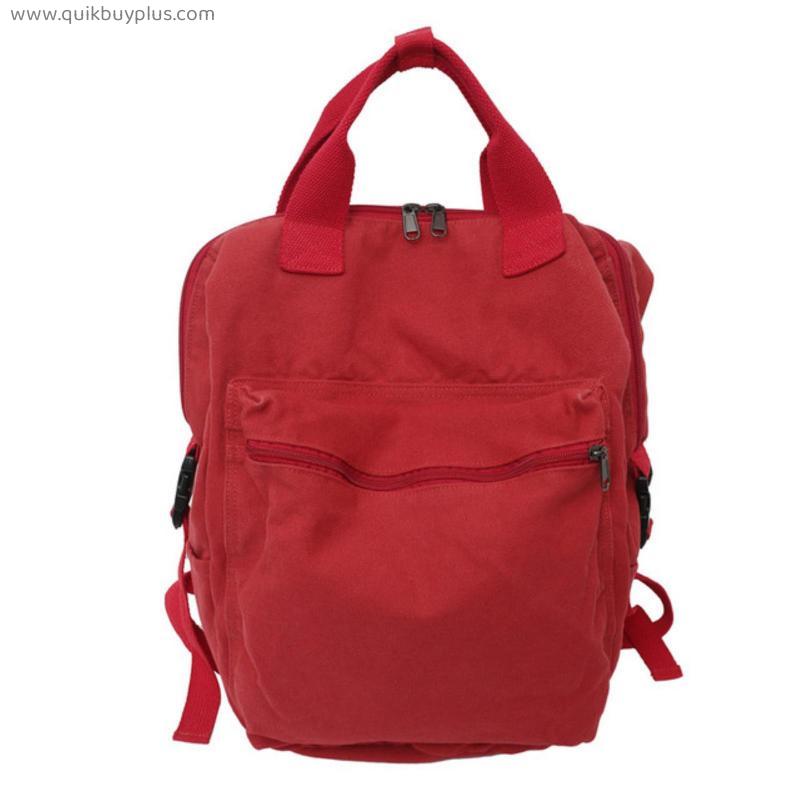 Girl Canvas Vintage School Bag Cool Women Travel Backpack Female Trendy Book Bags Ladies College Student Backpack