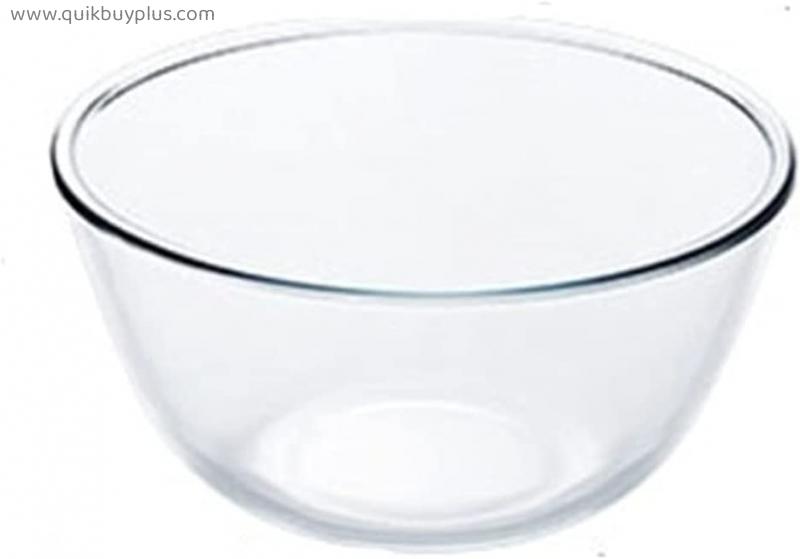 Glass Bowl Glass Bowl Large Glass Salad Bowl Creative Noodles Soup Container Household Thicken Mixing Bowls Kitchen Tableware Soup Bowls Glass Serving Bowl (Color : 1500ML)
