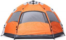 HAHFKJ 3-4 Person Tents For Camping Instant Setup Tent Double Layer Waterproof For 4 Seasons (Color : B)