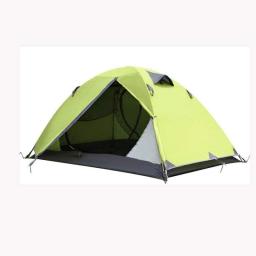 HAHFKJ Backpacking Tent 2-Man Lightweight Tent Waterproof Double Layer Dome Tent Outdoor Camping Hiking Tent (Color : B)