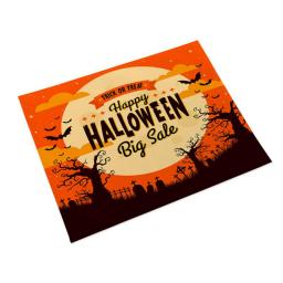 Halloween Collection Cotton Linen Placemats Kitchen Table Placemats Placemats Kitchen Table Decorations