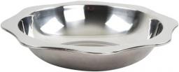 Hemoton Stainless Steel Bowl Octagonal Dinner Plate Seafood Container Crayfish Plate Lobster Pot Tableware Rim Flat Base Mixing Bowl