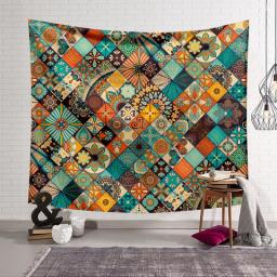 Home Bedroom Tapestry Hanging Mandala Tapestry Digital Printing Wall Hanging Cloth Multicolor Beach Towel Yoga Mat Tablecloth