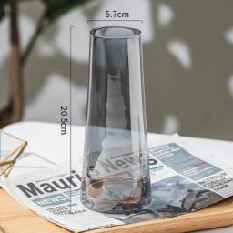 Home Decor Creative Transparent Hydroponic Vase Wedding Table Decor Nordic Transparent Glass Flower Vase ins style Flower Bottle