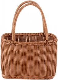 Home Garden Outdoors Picnic Baskets Hand-woven Rattan Straw Handle Picnic Baskets Outdoor Camping Shopping Gift Snack Portable Storage Baskets Boxes & Chests Picnic Baskets Hampers