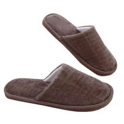Home Slippers For Men Women Winter Furry Short Plush Slippers Non Slip Bedroom Slipper Couple Soft Indoor Shoes Male Fur Slides