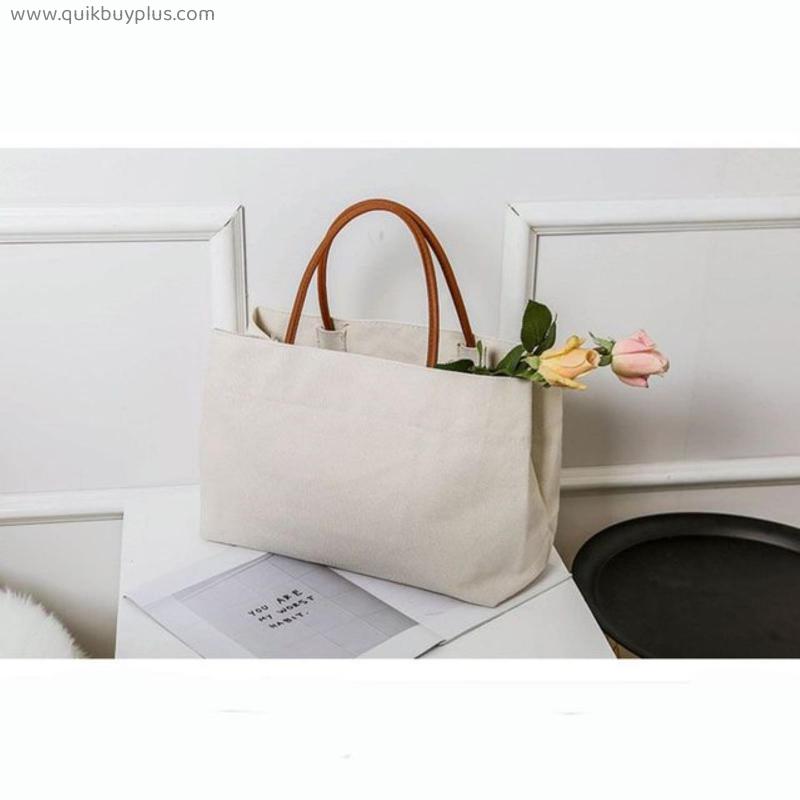 Hot 2019 Canvas Handbags For Women Fashion Tote Beach Bags Reusable Shopping Bags Casual Cart Large Capacity Tote Bags