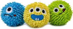HugSmart Pet – Spiky Monster | 2 – in -1 Plush and Squeaky Spiky Ball for Dog｜No Stuffing Interactive Fetch Dog Toys for Small Medium Large Breeds (3 Pack) (3 Pack)