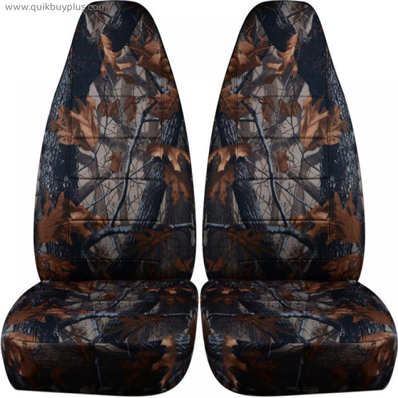 Hunting Camouflage Car Seat Covers For SUV Off-Road Universal Size Auto Cover Fishing Waterproof Protector Interior Accessories