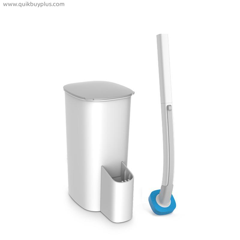 Innowell new hot sale multifunction disposable 3 layers stand cleaner hygenic toilet brush set with holder refills for bathroom