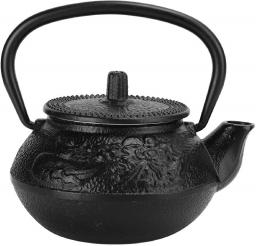 Iron Tea Boiler with Strainer,Tea Pot Iron Kettle 0.3L with Filter Home Decoration Crafts Collectibles Refined Elegant,Made of iron, wear‑resistant and corrosion‑resistant.