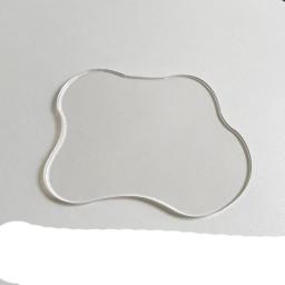 Irregular Transparent Coasters Acrylic Placemat Nordic Ins Mug Pad Ring Jewelry Trays Table Mat Desktop Decor Ornaments