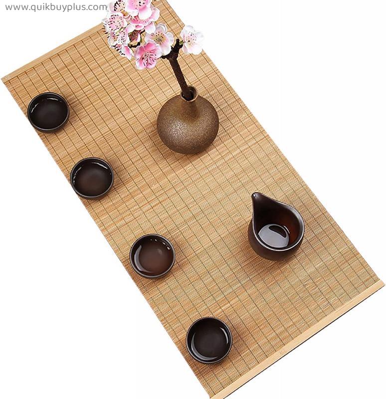 JH1 Japanese Style Long Table Placemats, Zen Tea Set Table Cloth Waterproof Table Runner for Dinner Holiday Table Decor (Size : 40×100cm/15.7×39.4in)