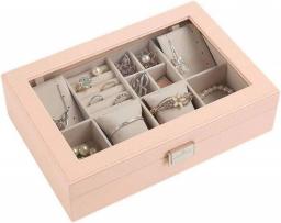 Jewelry Box - Wooden Jewelry Box with Lock Earrings Watch Storage Box (Color : D) (B)