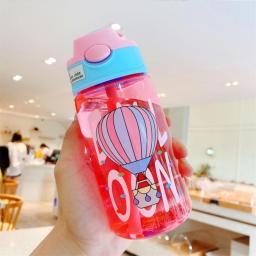 Kids Water Sippy Cup Cartoon Animal Baby Feeding Cups with Straws Leakproof Water Bottles Outdoor Portable Children's Cups