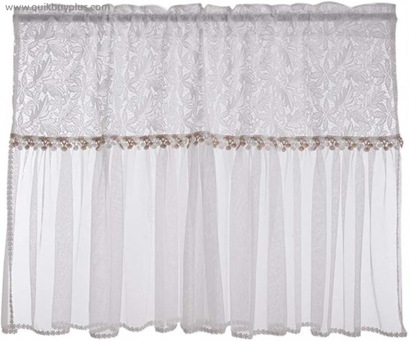 Kitchen Curtains Half Window Curtains For Kitchen Voile Classic Modern Short Curtains For Cafe White Tiers Curtains Valances For Bedroom