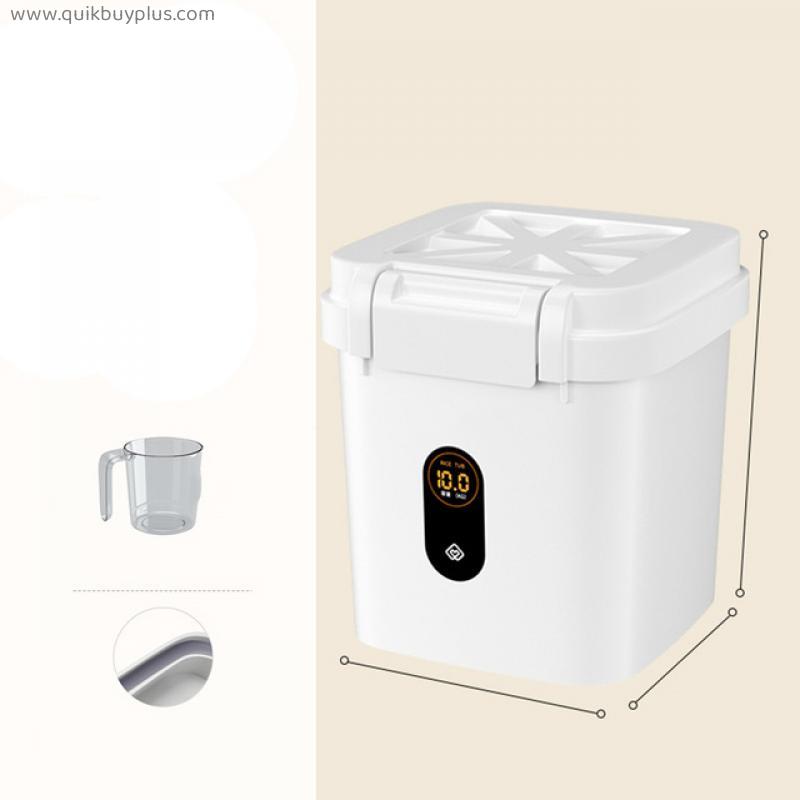 Kitchen Moisture Proof Hermetic Flour Rice Container Cereals Bucket Storage Box Coffee Bean Pet Food Sealed Jar Grain Organizer